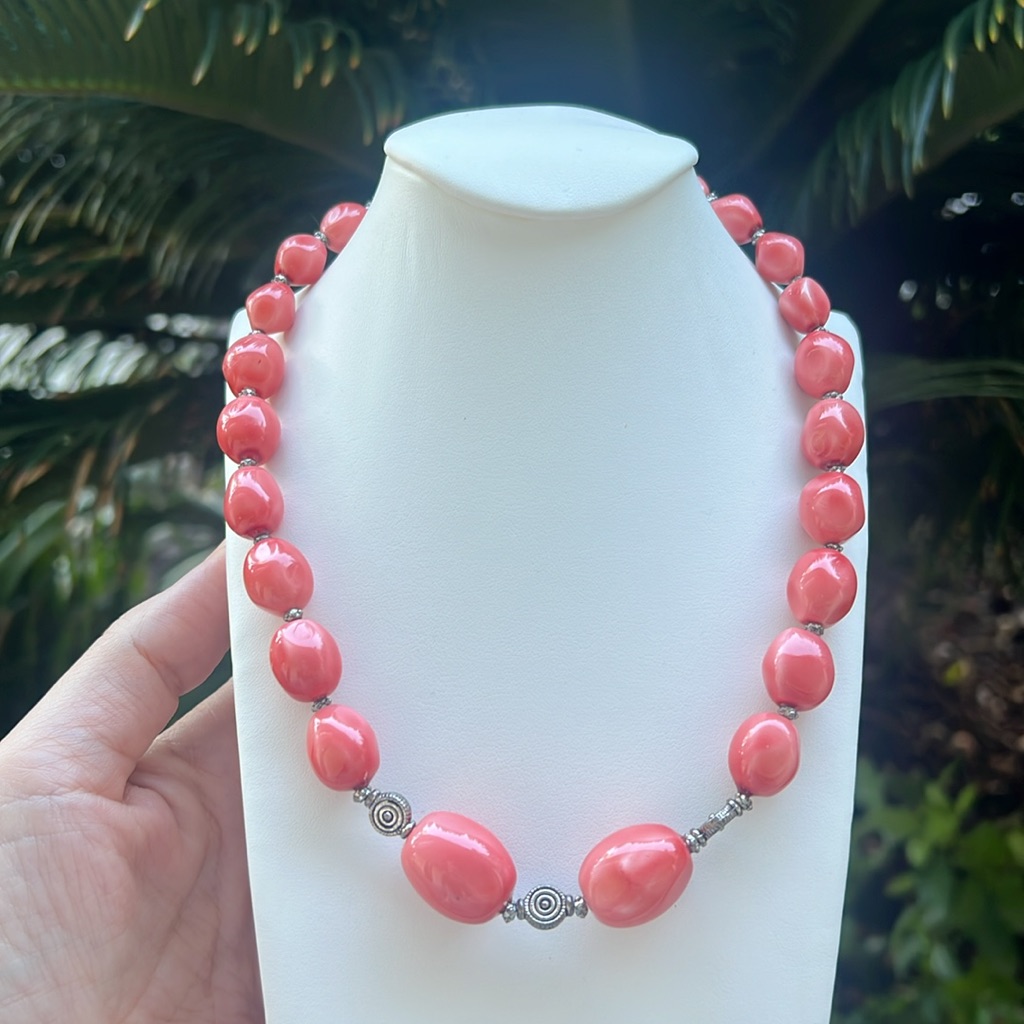 Vintage Coral Necklace